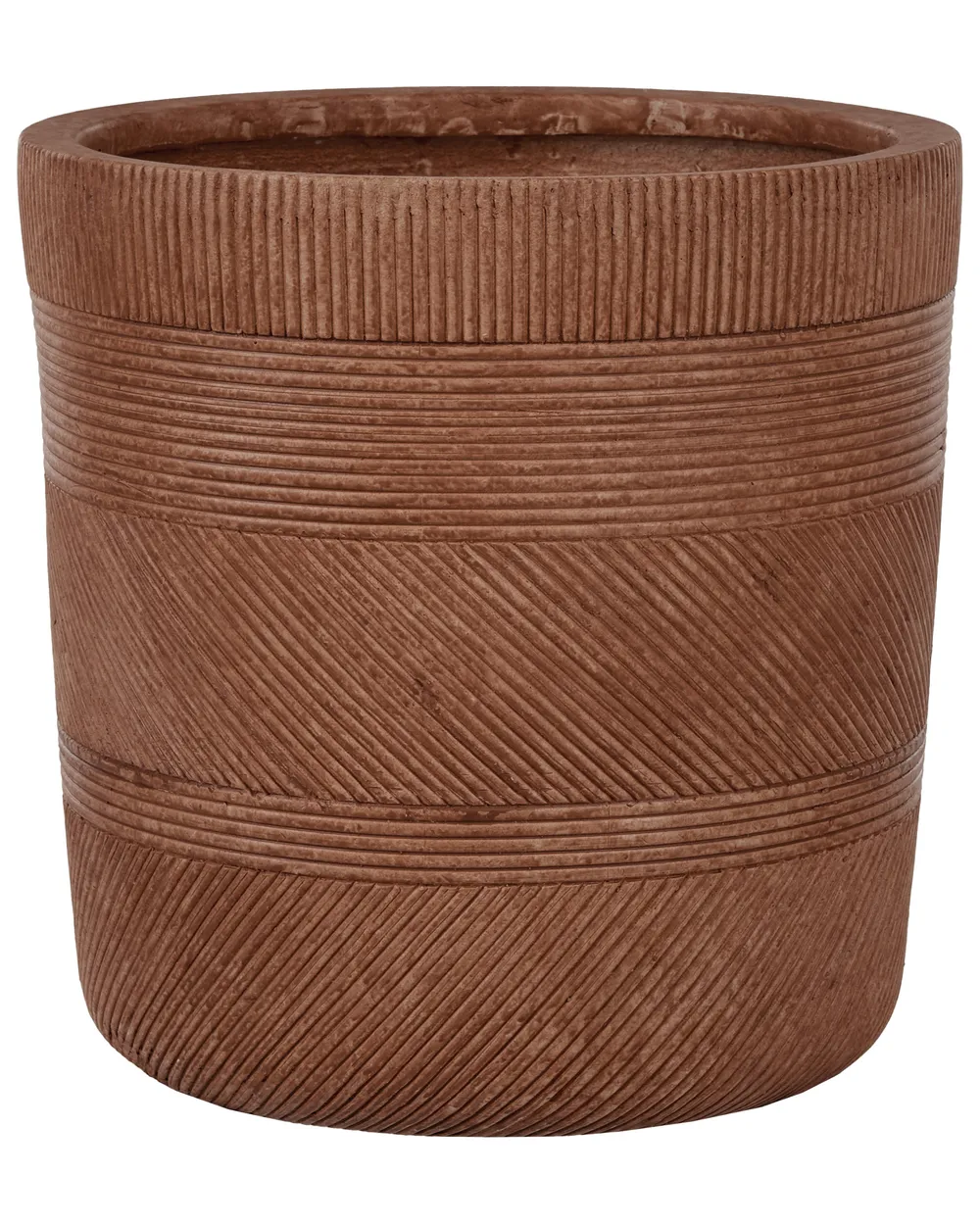 Plant Pot VOULA 36 cm Golden Brown
