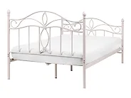 Sänky Metalli ANTLIA 120 x 200 cm Vaaleanbeige_1165264