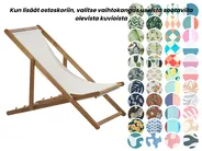 Aurinkotuoli taitettava ANZIO vaihtokankailla Akaasia Vaaleanruskea_860120
