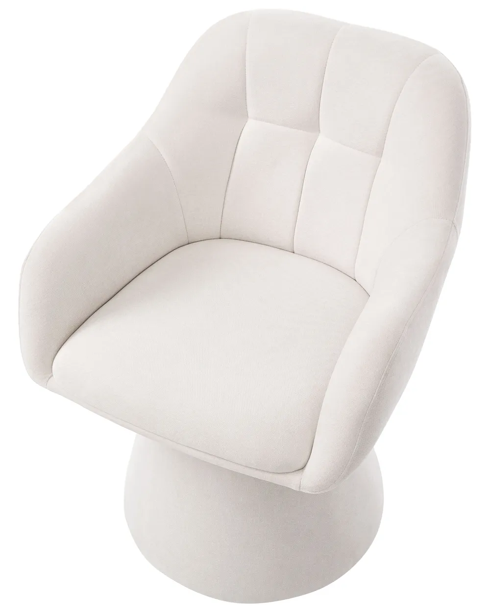 Dining Chair LIVONIA Chenille Off-White_1116853