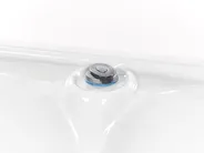 Ulkoporeallas LED-valolla CALIMA Valkoinen_965262