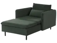 Modular U-Shape Sofa 4 Seater EGERIS Corduroy Dark Green_1067232