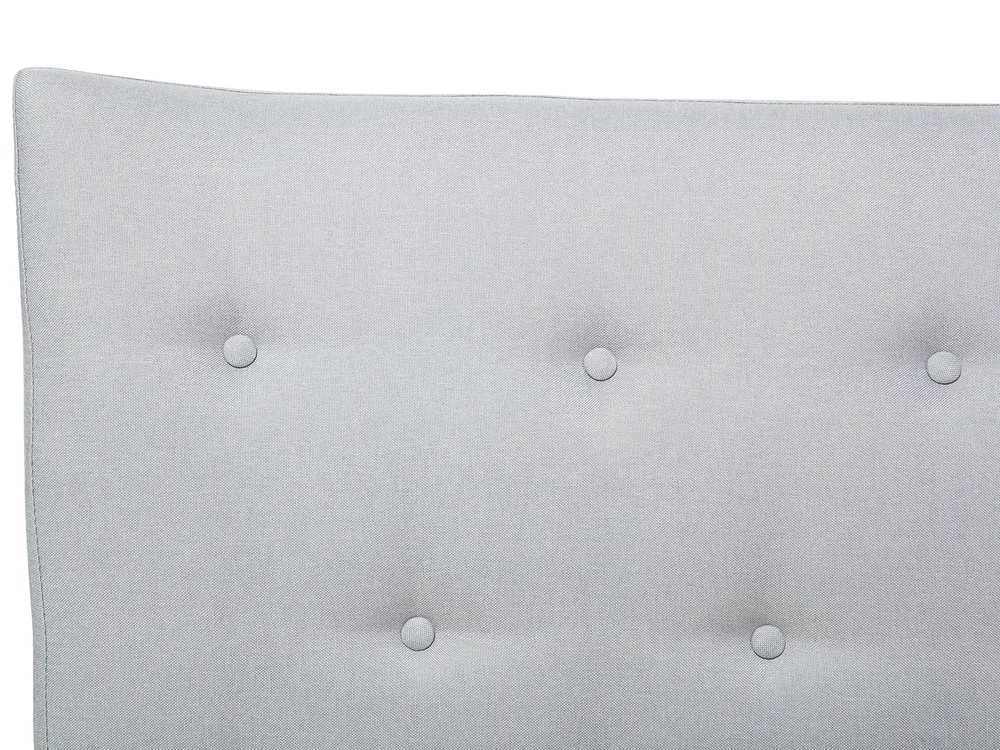Bed Fabric SAVERNE 180 x 200 cm (EU Super King) Light Grey_285375
