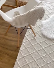 Rug ELLEK White 160 x 230 cm Wool_951779
