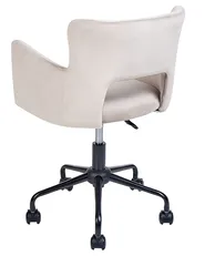 Skrivbordsstol SANILAC II Sammet Taupe_855177