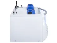 Kulmaporeamme LED-valolla FUERTE 175 x 85 cm Valkoinen_717871
