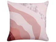 Set of 2 Outdoor Cushions CAMPEI Abstract Pattern 45 x 45 cm Pink_881545