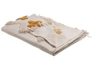Blanket ADONI Cotton 130 x 180 cm Beige_829235