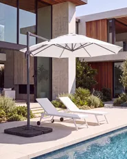 Cantilever Parasol 294 cm SAVONA Off-White_1103745