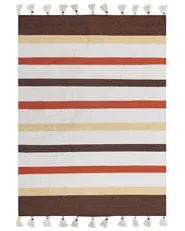 Rug HISARLI Brown 140 x 200 cm Cotton_837119