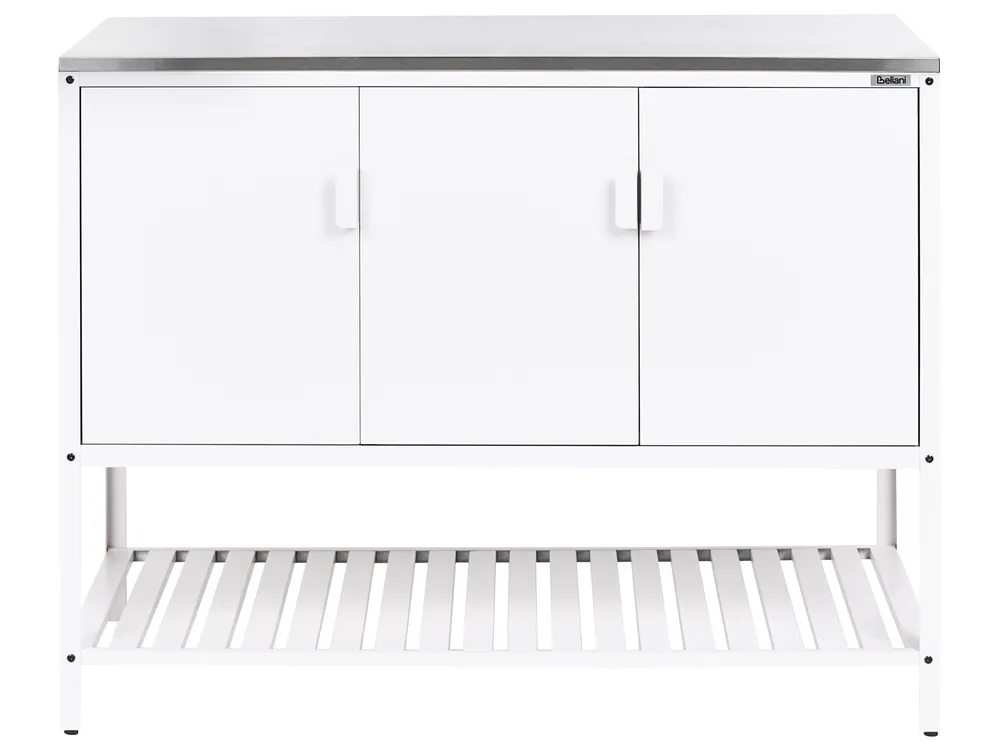 2-delat utekök med vask MAENZA Vit Metall_1045044