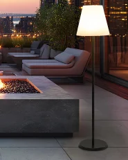 Solar Outdoor LED Floor Lamp FONESCA White_960758