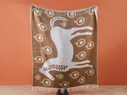 Pläd SIDDHA 130 x 170 cm Brun_868834