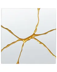 Wall Mirror COOLE 80 cm 80 cm Gold_915612