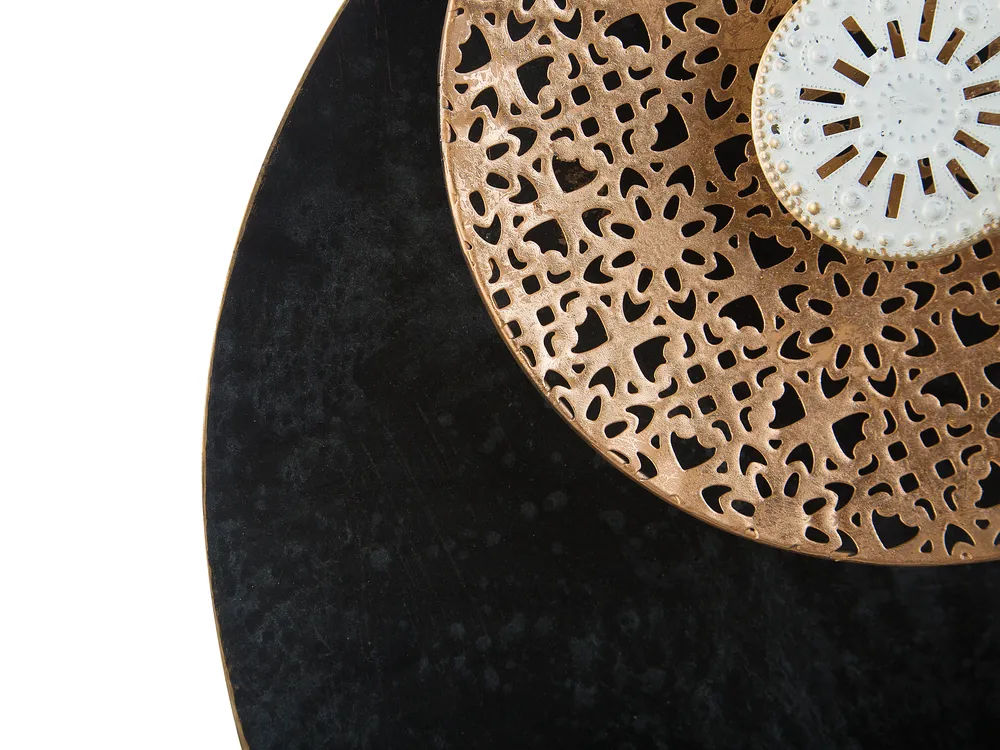 Wall Decor RUBIDIUM Metal 49 cm Black_742476