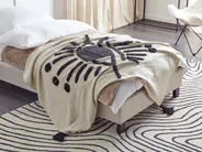 Blanket SEDIO Cotton 125 x 150 cm White_908412