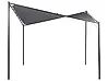 Paviljonki AVENTINE 300 cm x 300 cm Metalli Tummanharmaa