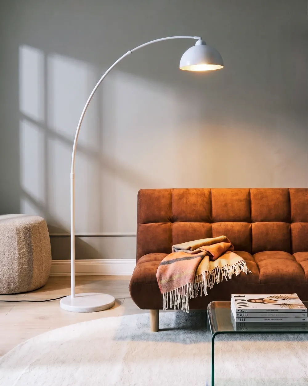 Floor Lamp CAGAYAN Metal White