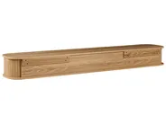 Wall Mounted TV Stand BRADLEY Brown_1059716