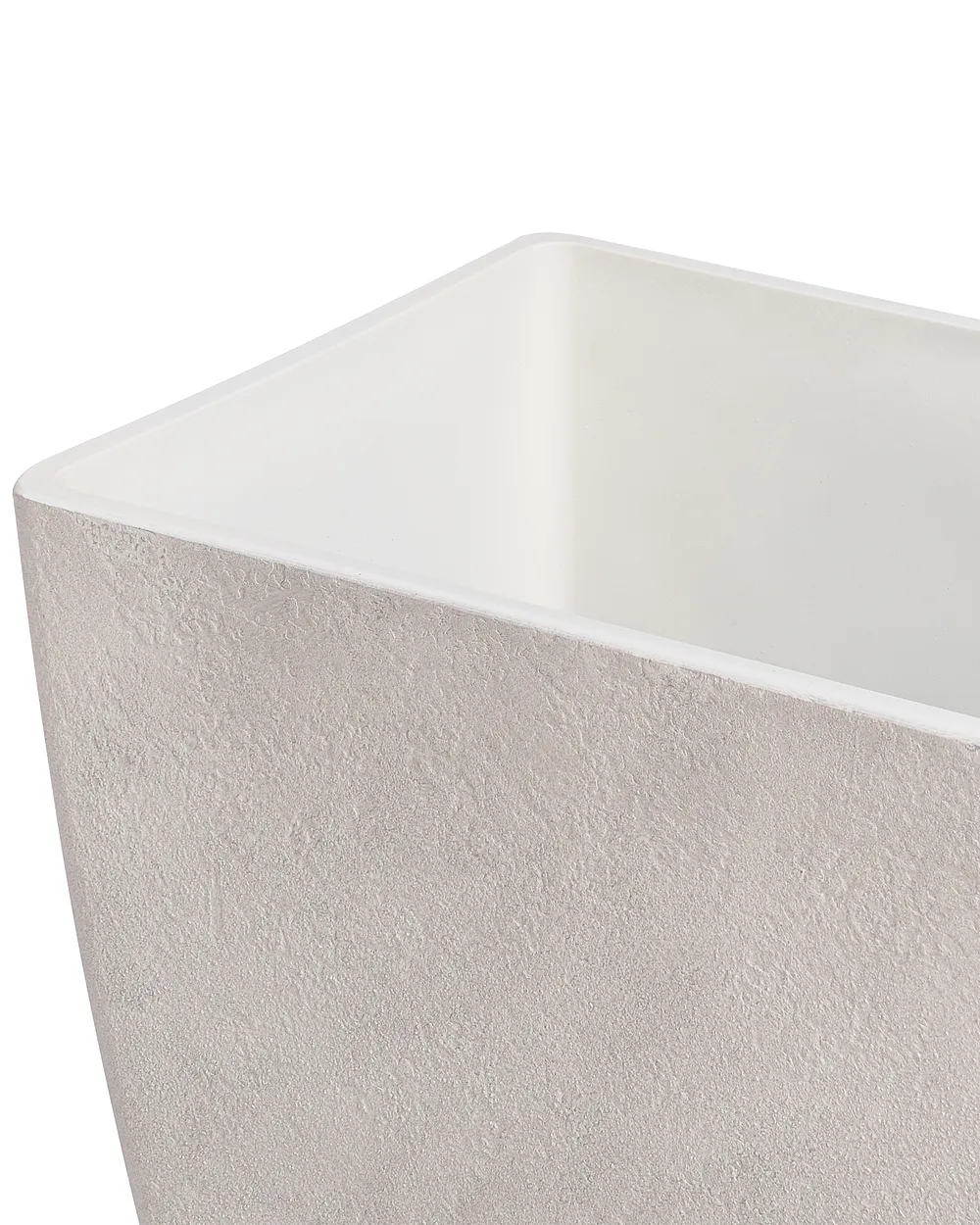 Sett med 2 plantepotter SILENEV 59 cm Lysegrå_1133004