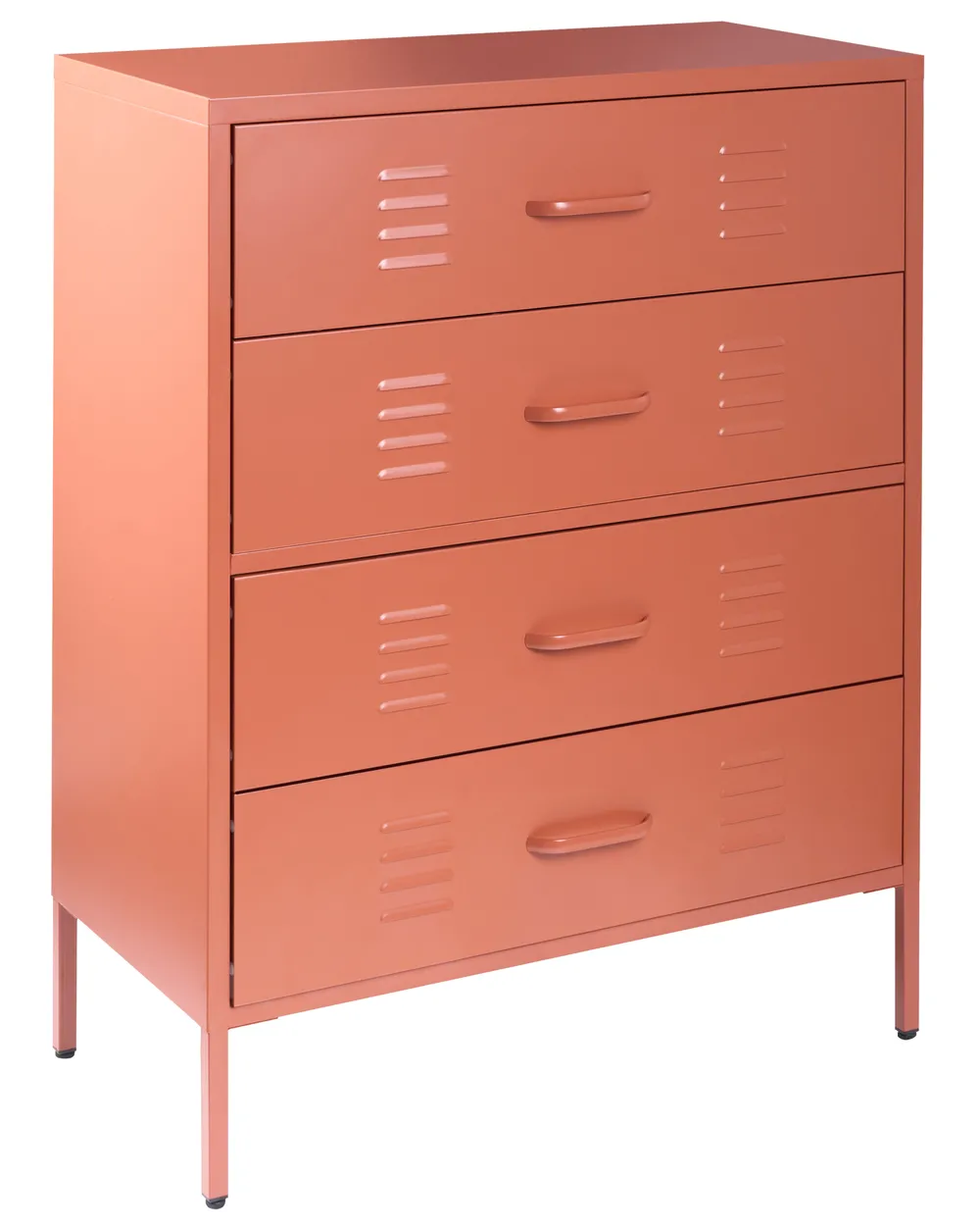 Chest of Drawers ENAGO Metal Golden Brown
