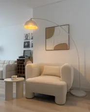 Floor Lamp CAGAYAN Metal White_1072644
