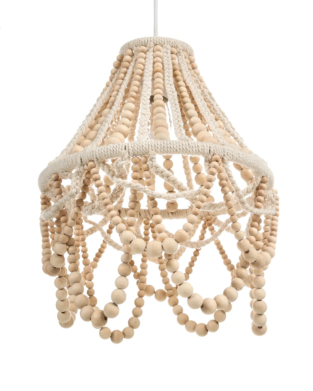 Chandelier MENIK Wood Light Brown_1003585