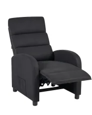 Recliner Chair OTUS Fabric Black_1074039
