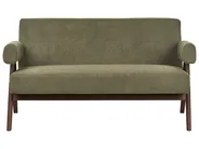 Soffa 2-sits TAMRE Bouclé Grön/ Mörkbrun_985232
