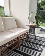 Garden 1-Seat Section CERRETO Bamboo Off-White_933131