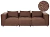 Modulsoffa 3-sits AXEBO Bouclé Brun