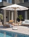 Market Parasol 270 cm TOSCANA White