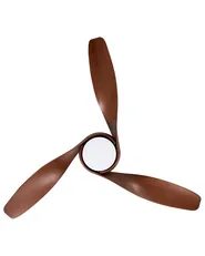 Ceiling Fan with Light PARIA with Remote Brown_1032497