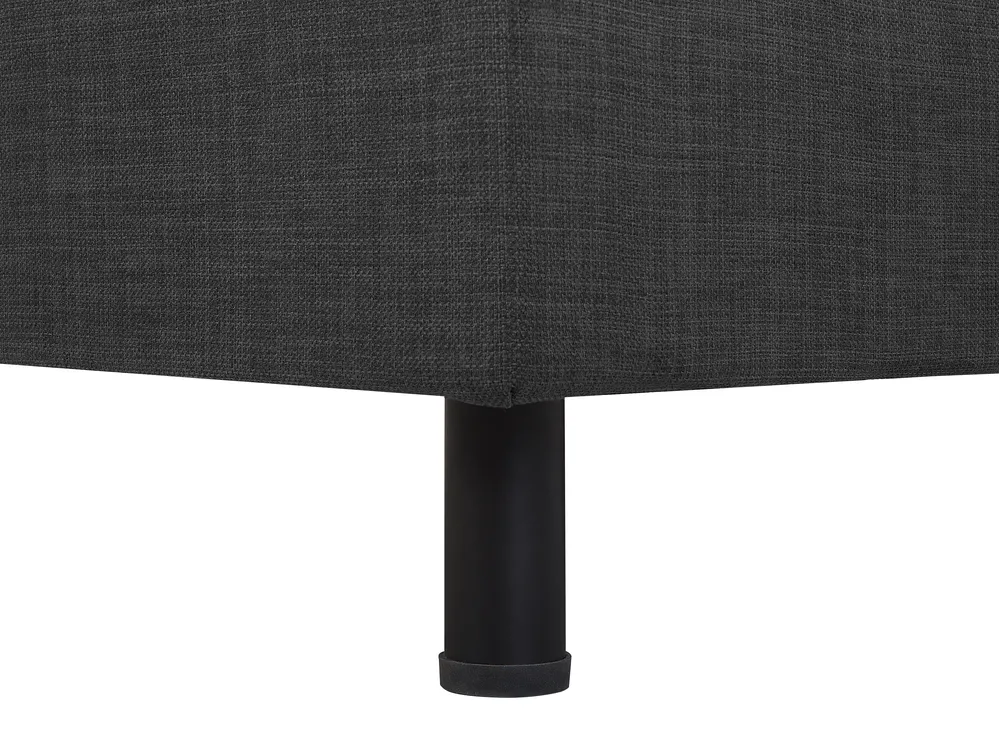 Adjustable Bed Fabric DUKE 90 x 200 cm (EU Single) Dark Grey_734399