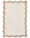 Bath Mat NANGAL Brown/ Beige 60 x 90 cm Cotton