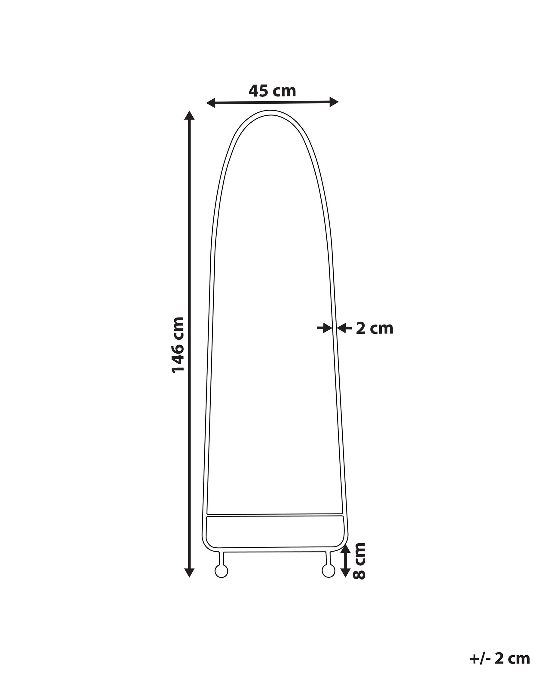 Väggspegel PARNAY 45 cm 146 cm Metall Olivgrön_900710