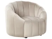 Living Room Set 6 Seater MALUNG Velvet Beige_966961