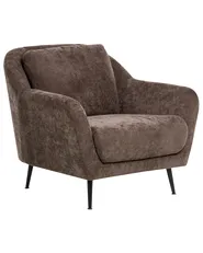 Living Room Set 3 Seater EIBY Chenille Dark Brown_1004237