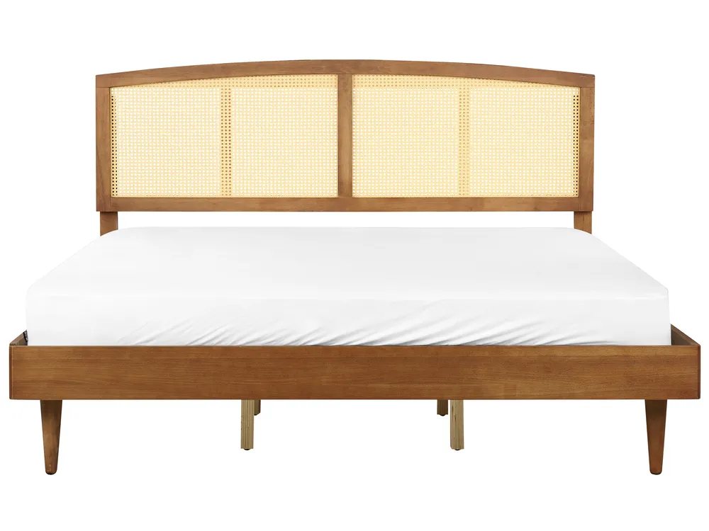 Bed Rattan VARZY 180 x 200 cm (EU Super King) Brown_944009