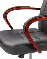 Massage Chair DIAMOND with Heating Leather Black_214025