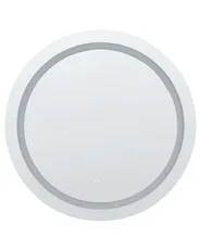 LED Bathroom Mirror COURSEULLES 79 cm 79 cm Silver_837530