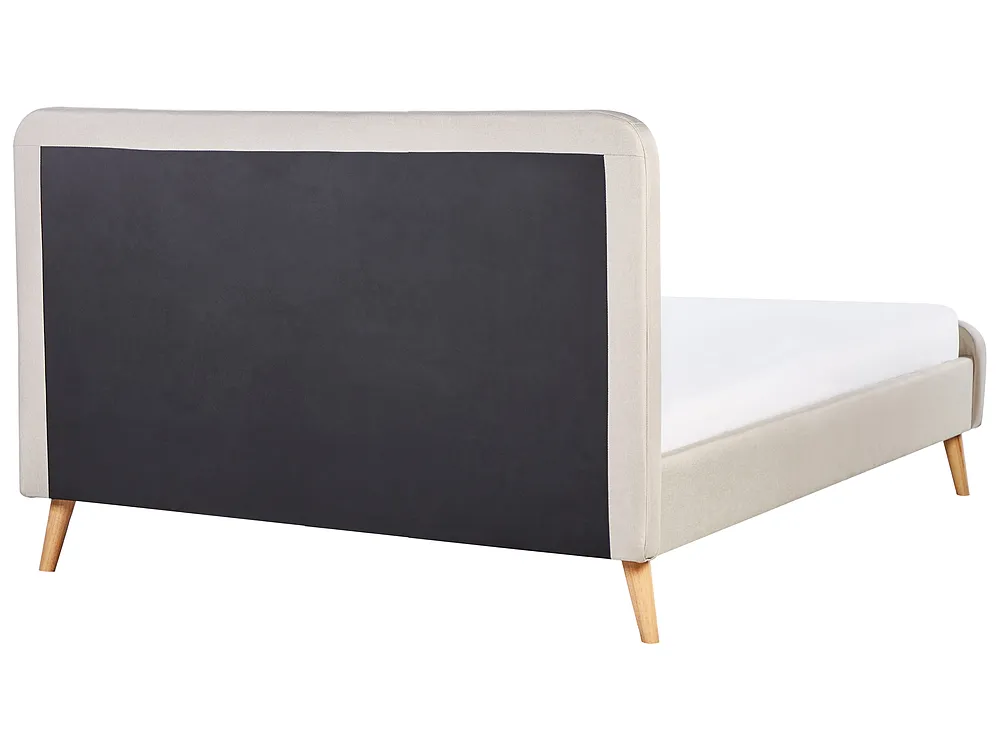 Sänky Kangas RENNES 160 x 200 cm Vaaleanbeige_684054