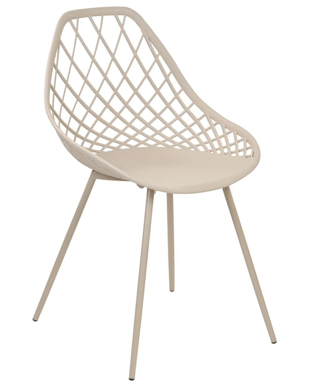Set of 2 Dining Chairs CANTON II Beige_861856