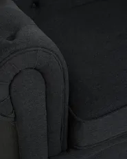 Nojatuoli CHESTERFIELD Kangas Grafiitinharmaa_675684