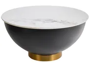 Coffee Table NADINE with Storage Ceramic Black_965777