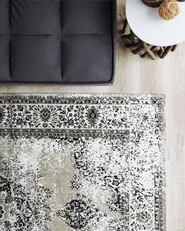 Rug ALMUS Taupe 140 x 200 cm Cotton_702799