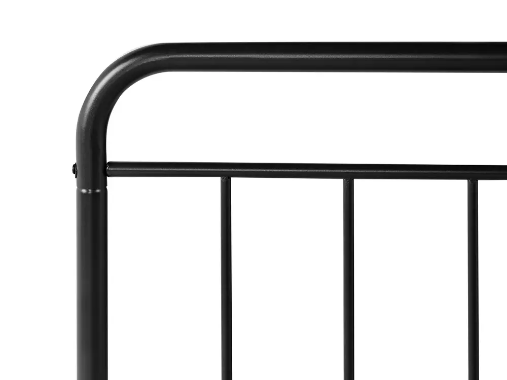 Extendable Kids Bed Metal ANAIS 90 x 200 cm (EU Single) Black_1033453