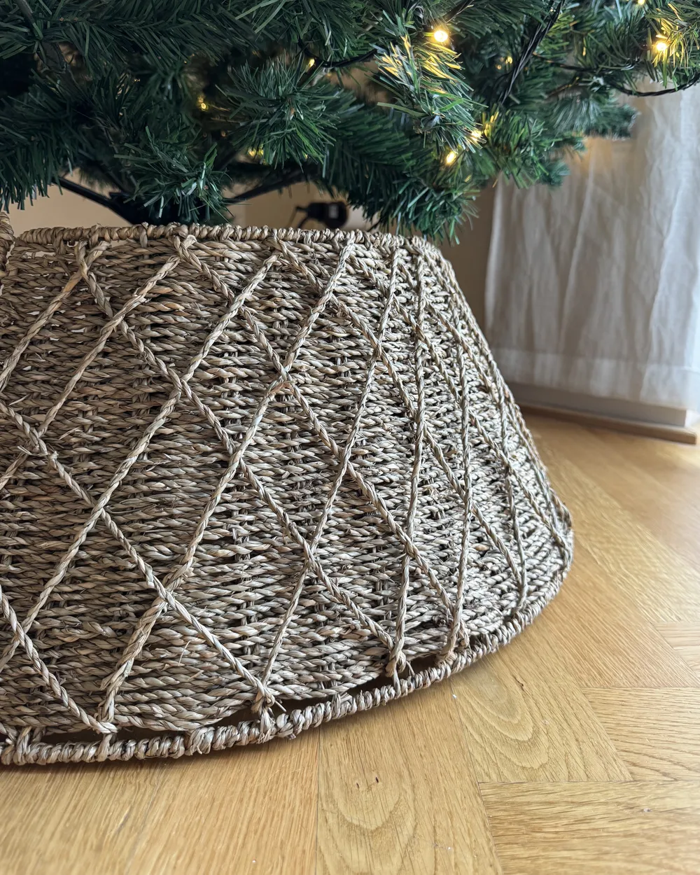 Kuusenjalan suojus VUOTSO 53 cm Meriheinä Luonnonväri_1039165