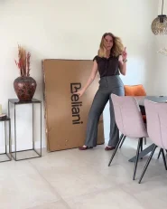 Seinäpeili DECIZE 113 cm 77 cm Metalli Kulta_1173593