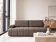 Sofa 3-seter NARILLA Bouclé Gråbrun_1161468